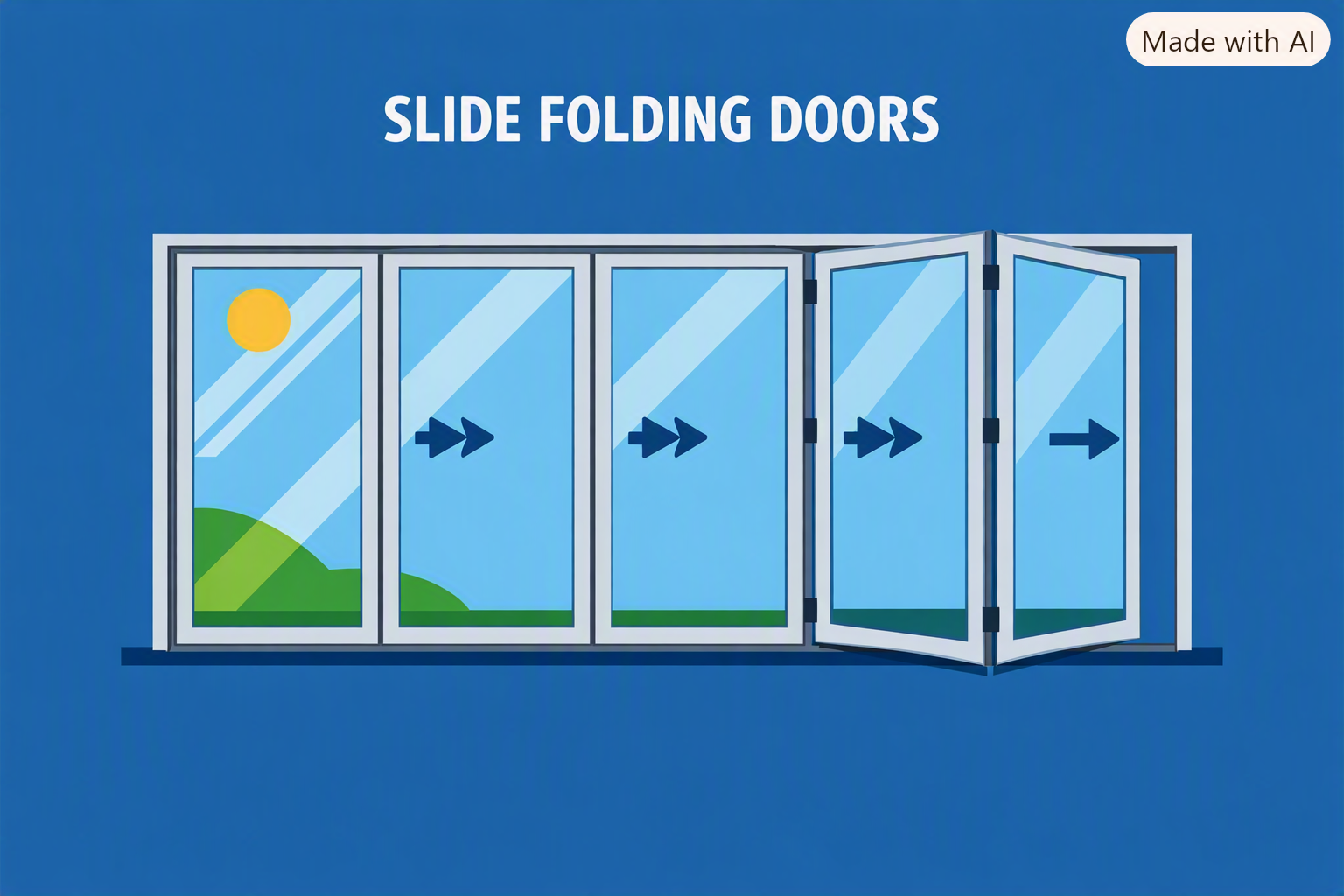 Aluminium Slide Folding